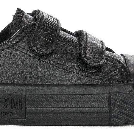 Big Star Black children's sneakers with Velcro