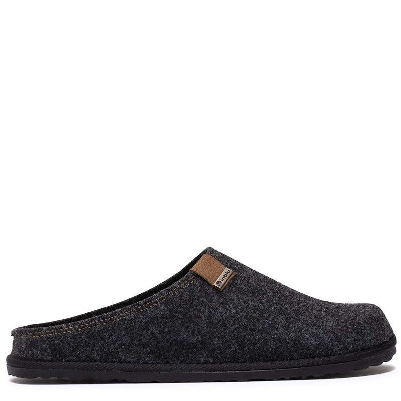 Inblu Men's Felt Slippers Grey SI000025-GREY