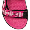Lee Cooper Sandały dziecięce dziewczęce na rzepy Black Fuxia