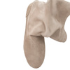 Maciejka Velour Slip-On Knee-High Boots Beige 05057-04/00-6