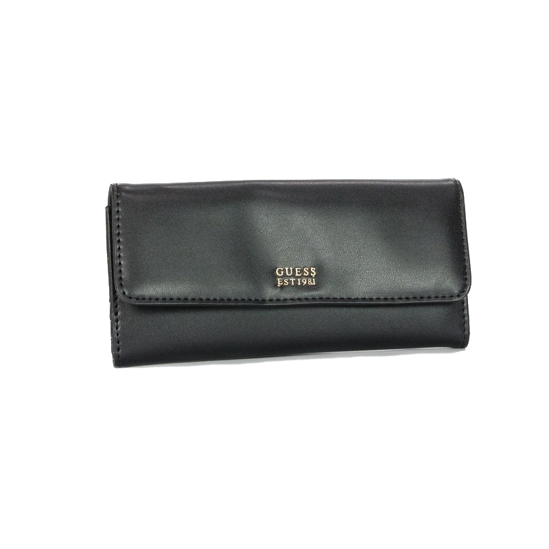 Guess Portfel damski Atene Slg duży Bla Black Czarny