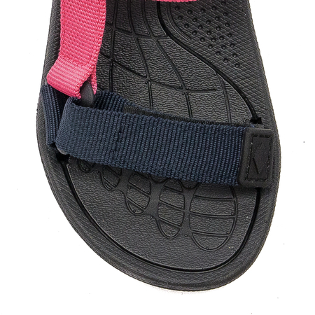 Lee Cooper Sandały dziecięce dziewczęce na rzep Fushia Fuksja