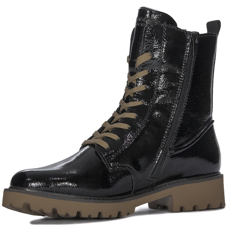 Remonte Women's Black Pattented warmed Boots