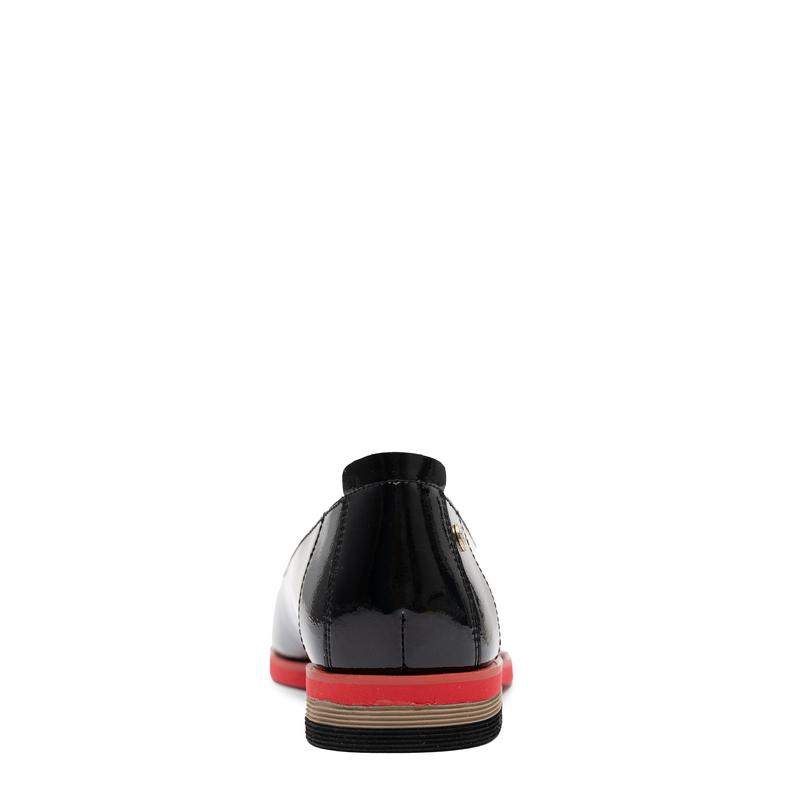 Maciejka Leather Patent Ballerinas With Red Sole Black K7463-01/00-1