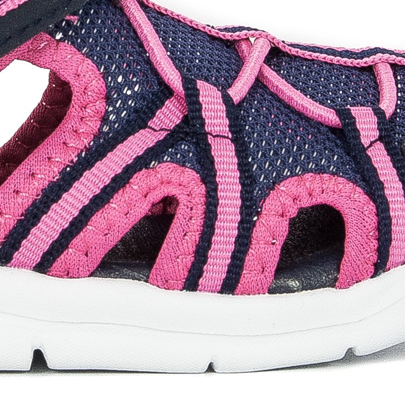 Kangaroos 02086 000 4294 DK Navy Fandango Pink Flat Shoes