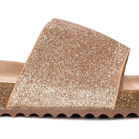 Filippo Klapki damskie DK1373-20 Gold Złote