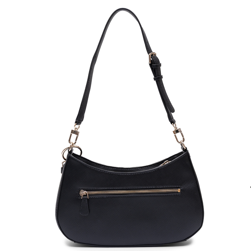 Guess Elegant Classic Shoulder Bag Baguette Small Black HWZG9672180-BLACK