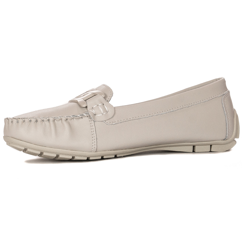 Filippo Women's Moccasins Leather Gray