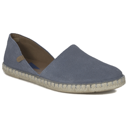 Verbenas Carmen Espadryle Damskie Skórzane Niebieskie CARMEN-SER-SEA