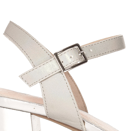 Sergio Leone women's Silver sandals
