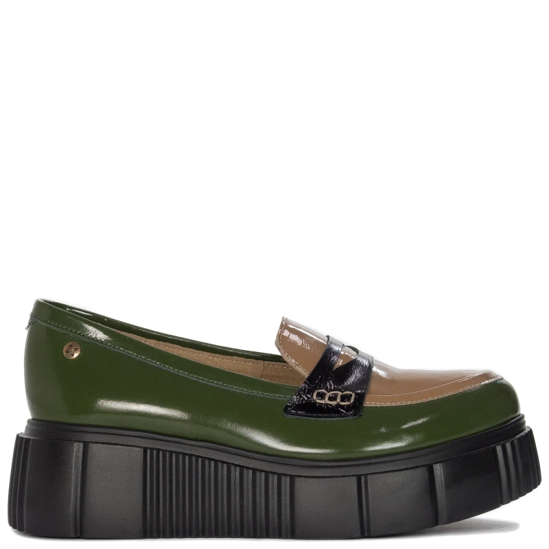 Maciejka Women's Olive Flat Shoes 06288-24/00-5