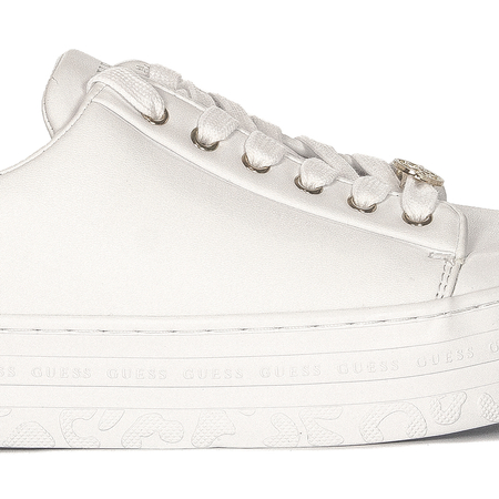 Guess women's shoes with the LULLU platform white