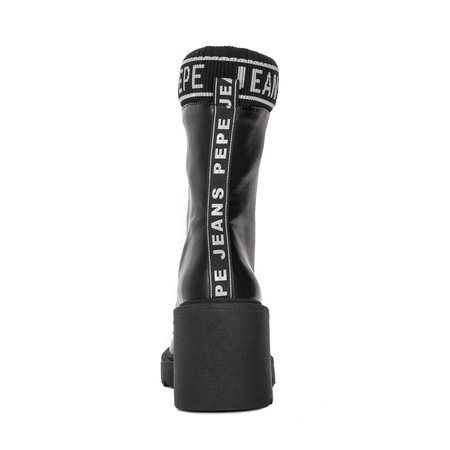 Pepe Jeans Women's Boot Boss Logo Black