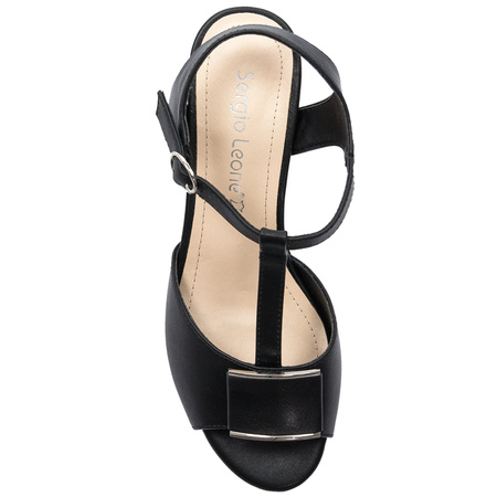 Sergio Leone SK 806 Róż Perła Pink Sandals 