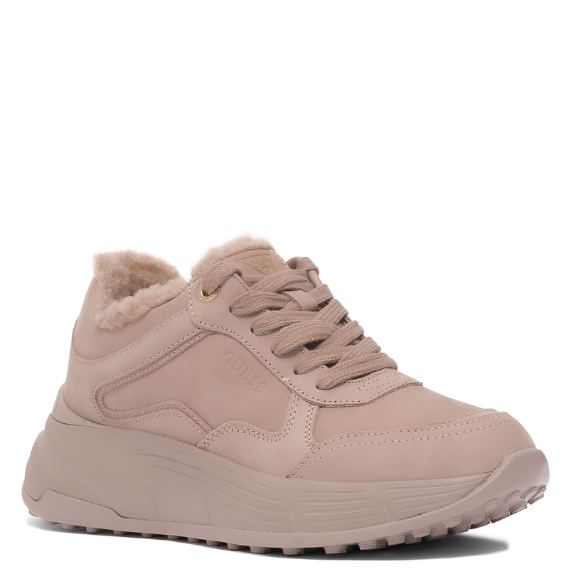 Guess Sneakersy Damskie Na Platformie Różowe FLF2RRLEA12-BLUSH