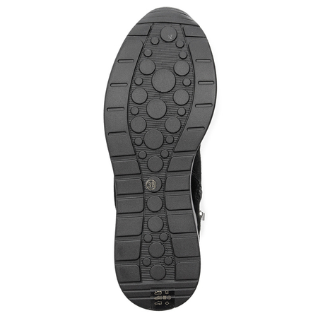 Botki Filippo DBT1504-21 BK skórzane Black Czarne