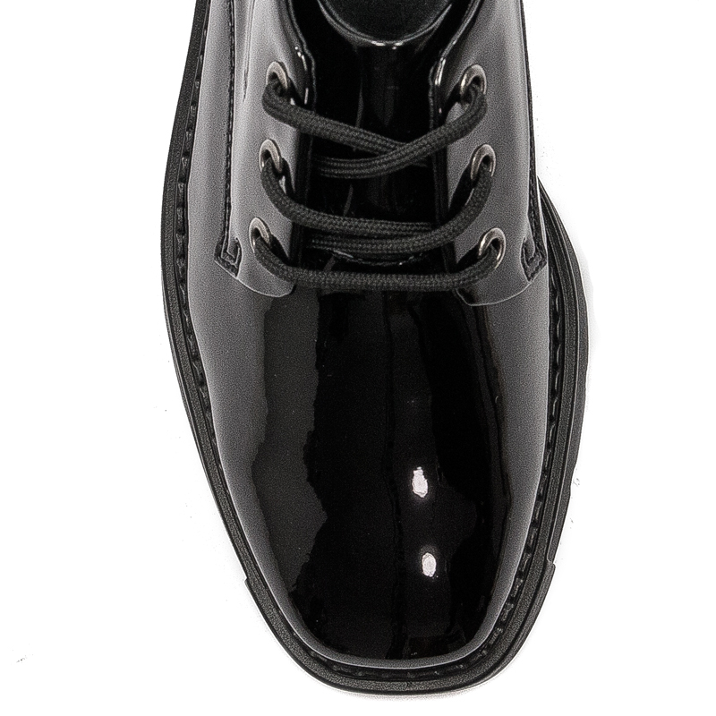 Women's shoes Filippo black lacquered leather