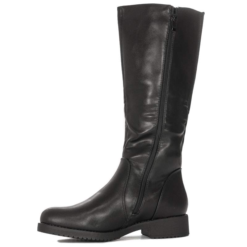 Sergio Leone KZ528 Boots warmed Black