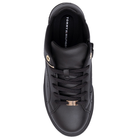 Tommy Hilfiger Sneakers Side Zip Women’s Platform Black T3A9-33982-1355X208