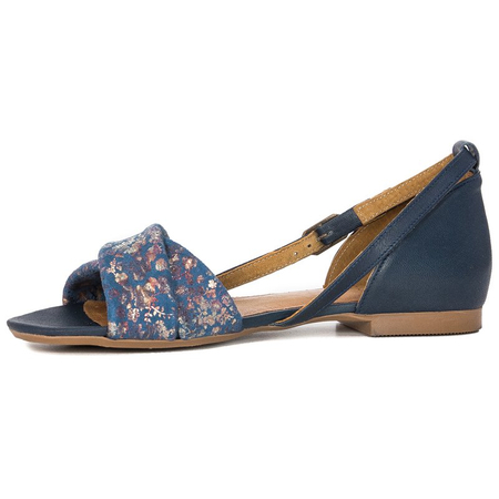 Maciejka 04614-43/00-5 Navy Flowers Sandals