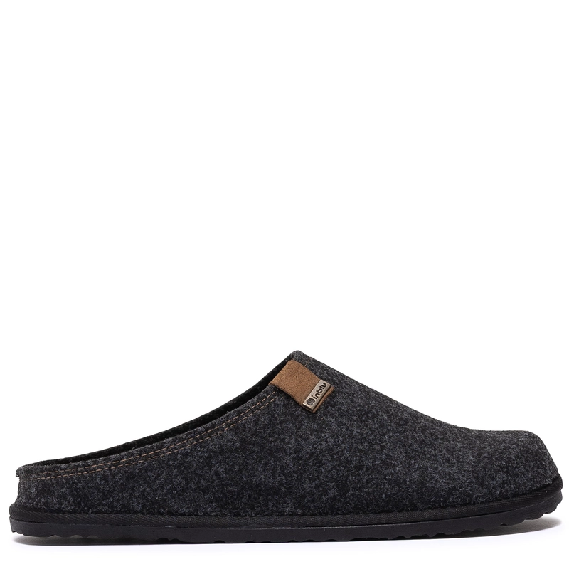Inblu Men's Felt Slippers Grey SI000025-GREY