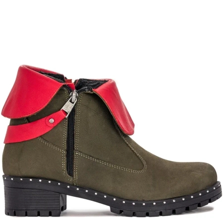 Botki Artiker 45C0919 damskie ocieplane Zielone