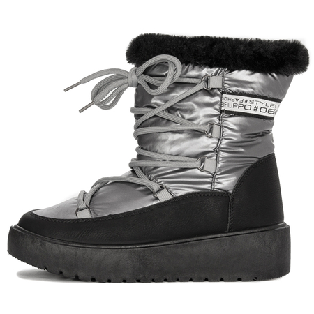 Filippo Women's Grey insulated snow boots