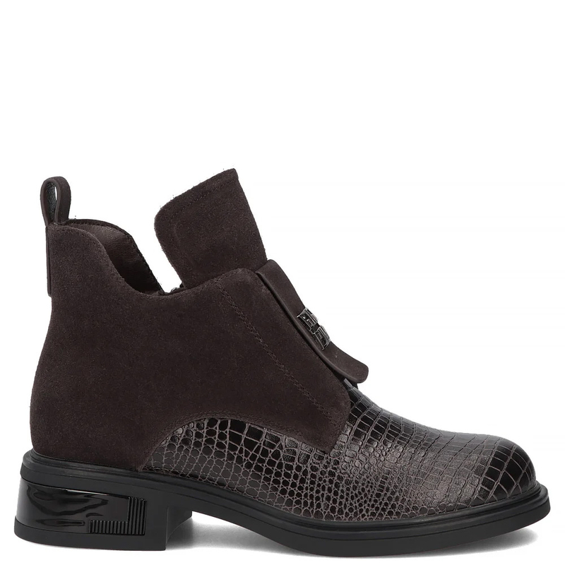 Filippo Leather Ankle Boots Brown DBT8201-26-DBR