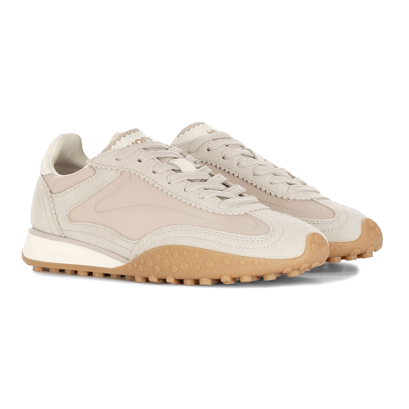 Hoff Sneakersy Damskie Zamszowo-Tkaninowe Półbuty na Platformie Beżowe 22559007 BRIDGE