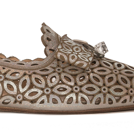 Boccato 010-724-150 Silver Flat Shoes