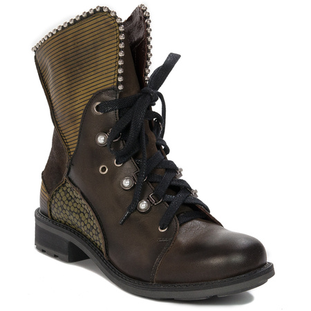 Maciejka 3623A-24/00-5 Olive Lace-up Boots