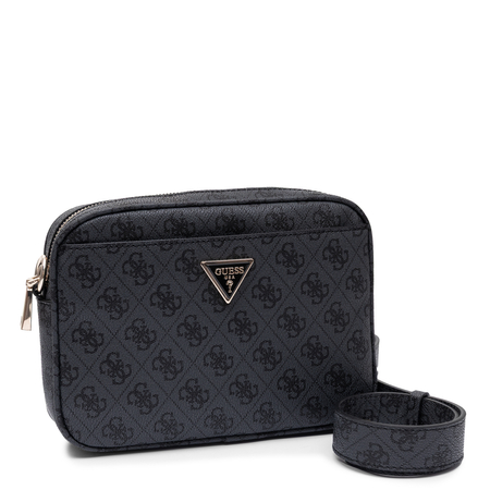 Guess Meridian Torebka Listonoszka Monogram Czarna HWSG6974140-BLACK
