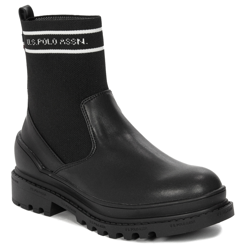 Botki U.S.Polo Assn. Bruna 007 wsuwane Czarne