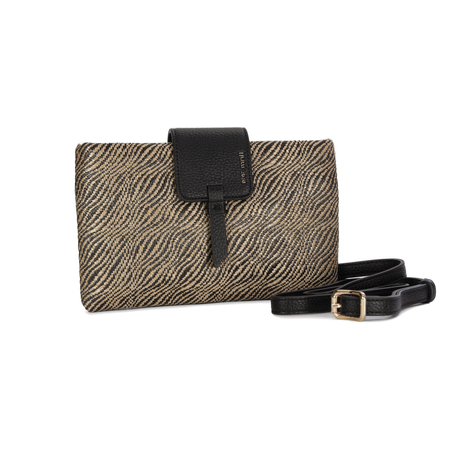 Pepe Moll Women's Handbag Black&Beige