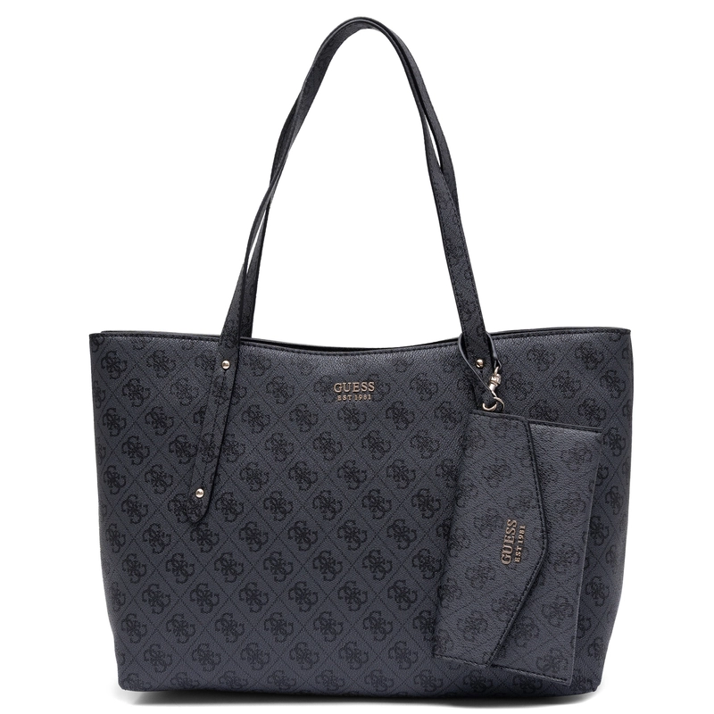 Guess Abey Classic Women's Tote Bag A4 With Pouch Black HWLG9648240-BLACK