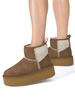 EMU Australia Stinger Knit Flatform Chestnut W13143 Chestnut
