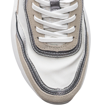 Pepe Jeans Sneakersy damskie White Arrow Layer Białe