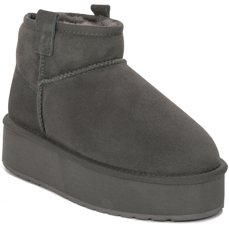 EMU Australia Foy Flatform Micro Charcoal W13073 CHARCOAL