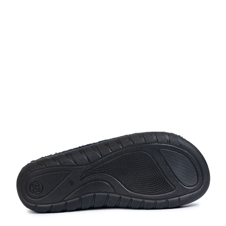 Inblu Navy Blue Women's Slippers with Hearts ET000033