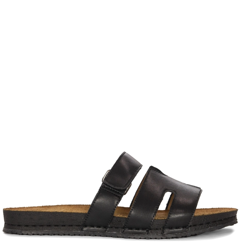 Maciejka Black Women's Slides