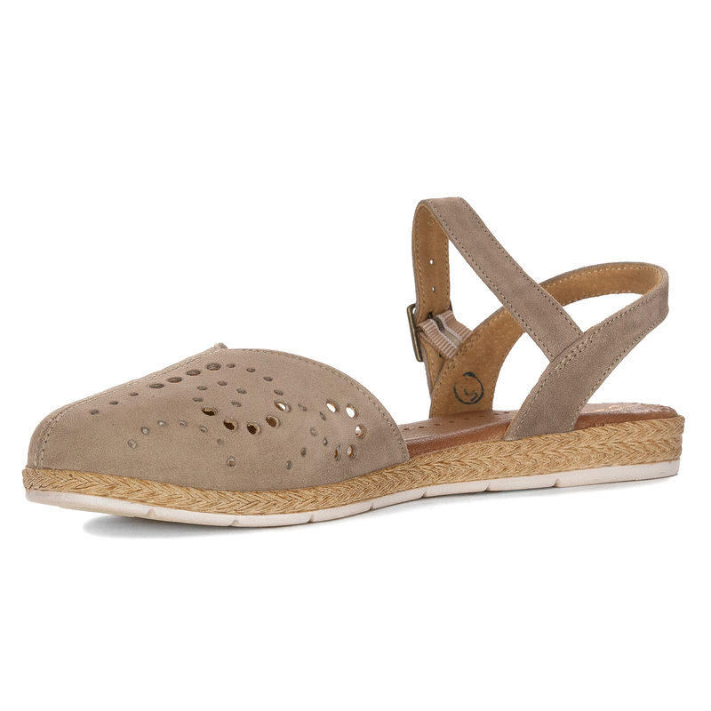 Maciejka Women's Leather Beige Sandals