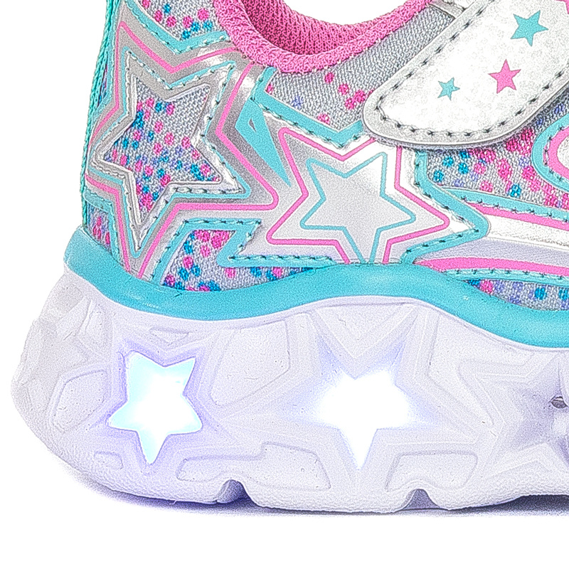Sneakersy Skechers 10920L SMLT Galaxy Lights Silver/Multi