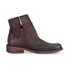  Felmini Women's Leather Burgundy Ankle Boots