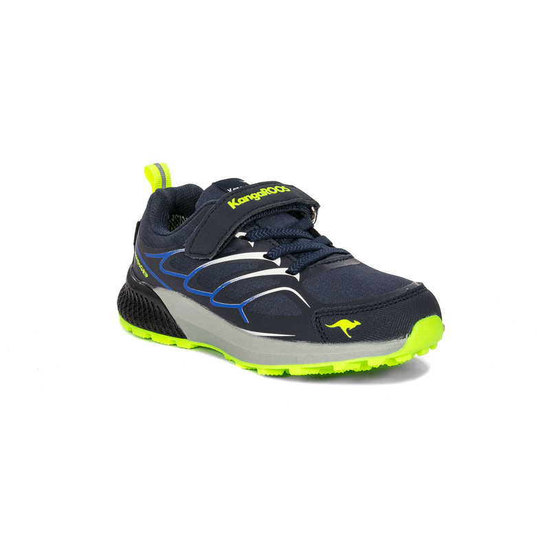 Kangaroos Sneakersy półbuty dziecięce chłopięce DK Navy/Lime