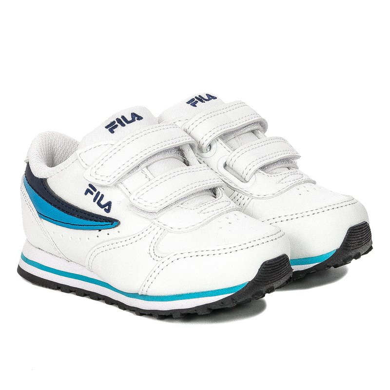 Fila Orbit Velcro Infants 1011080.92E White Navy Sneakers 