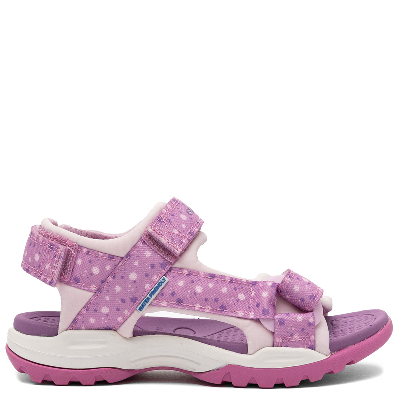 Geox Breathable Kids’ Velcro Walking Sandals Pink J550WA-C8215
