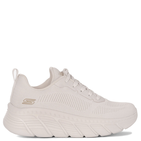 Skechers BOBS Sport Sneakersy Na Platformie Białe 117385-OFWT