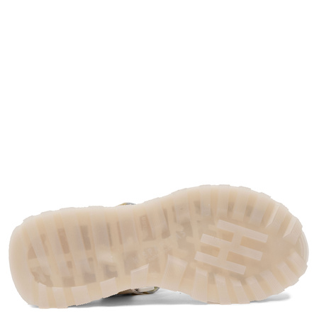 Hispanitas Skórzane Sandały Damskie Na Platformie Rzep Wielokolorowe CHV264807-PANNA