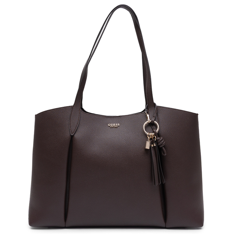 Guess Torebka Tote Melody Czekoladowy Brąz HWBG9735230
