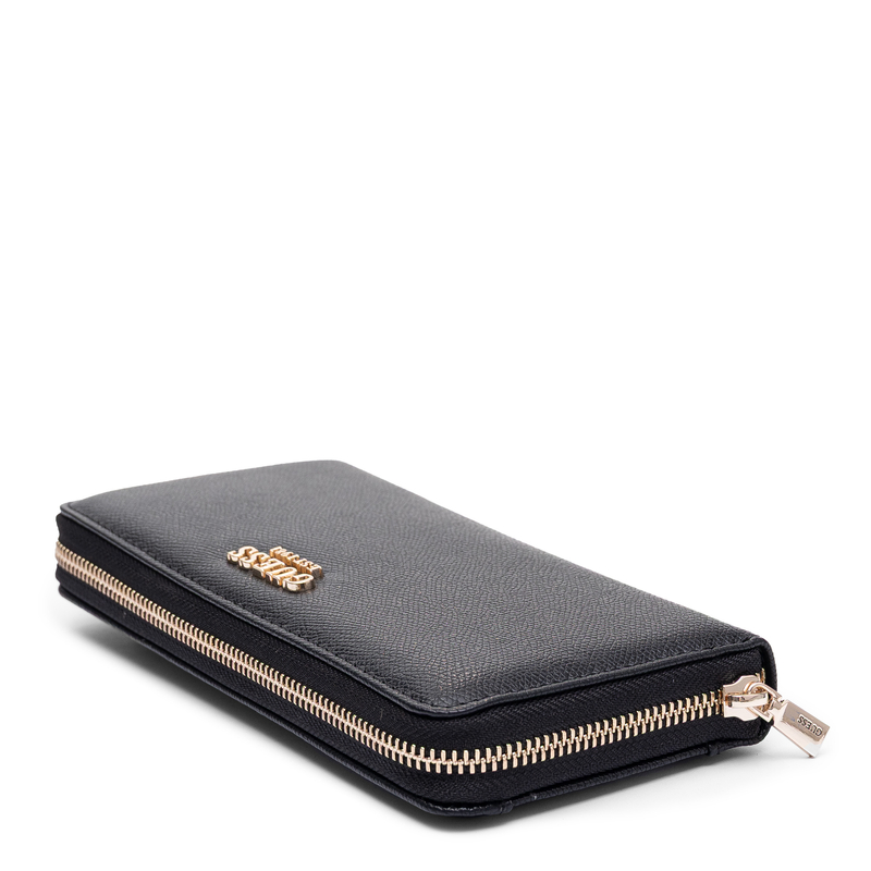 Guess Amorette Portfel Zapinany Na Zamek Czarny SWBG7898146-BLACK